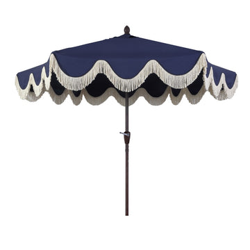 Collins 9 ft. Classic Cottage Tassel Market Patio Umbrella